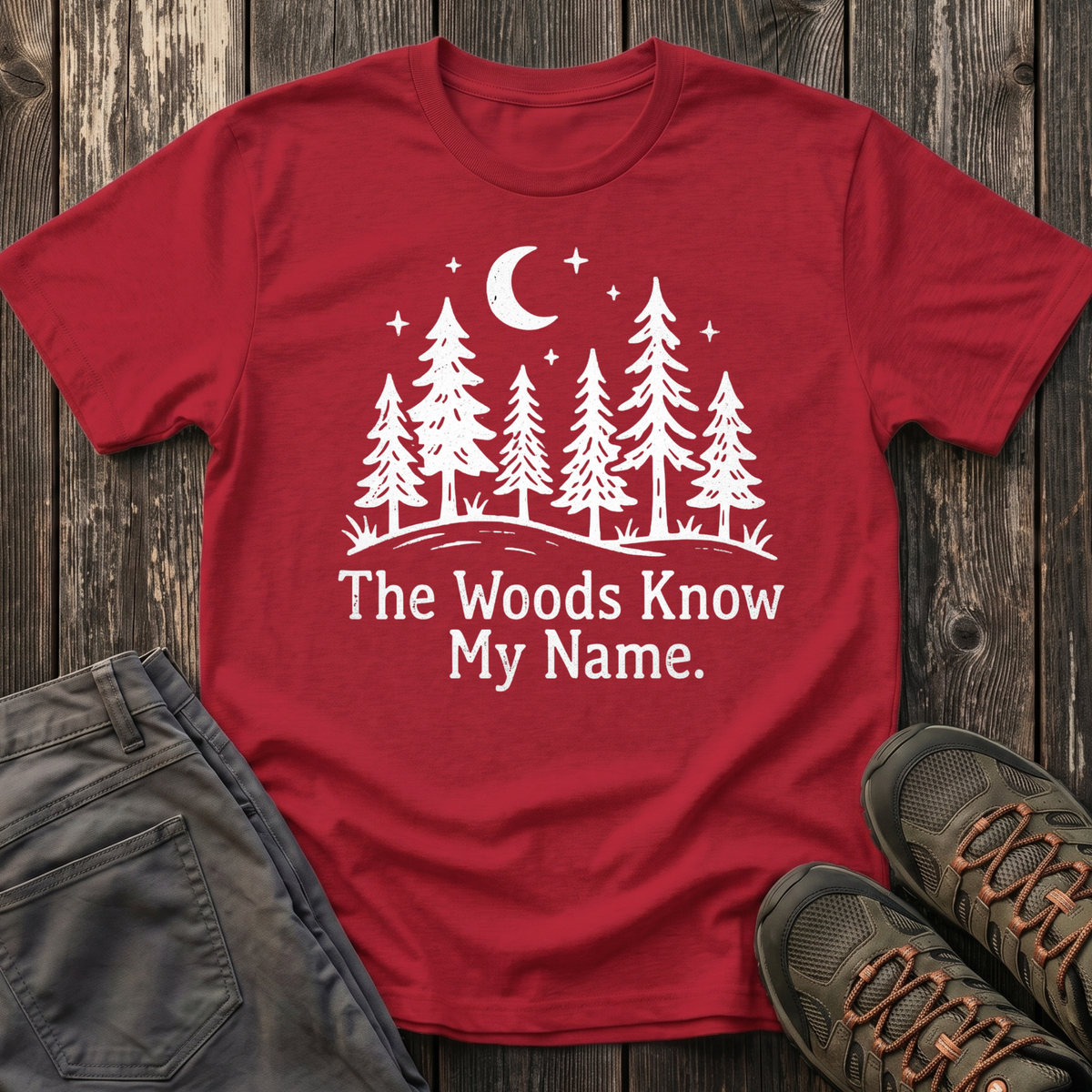 The Woods Know My Name T-shirt