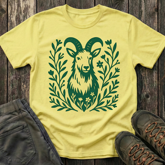 Mountain Goat Portrait T-shirt