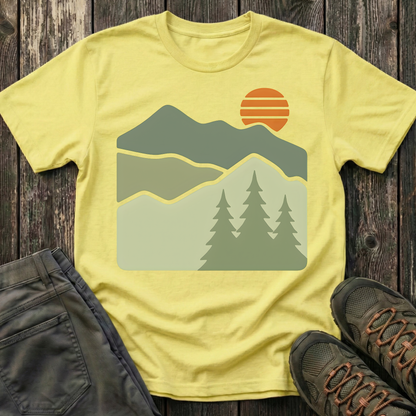 Retro Sun Rising T-shirt