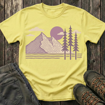 Lavender Mountain Sunset T-shirt