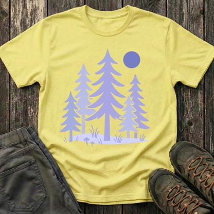 Serene Purple Forest T-shirt