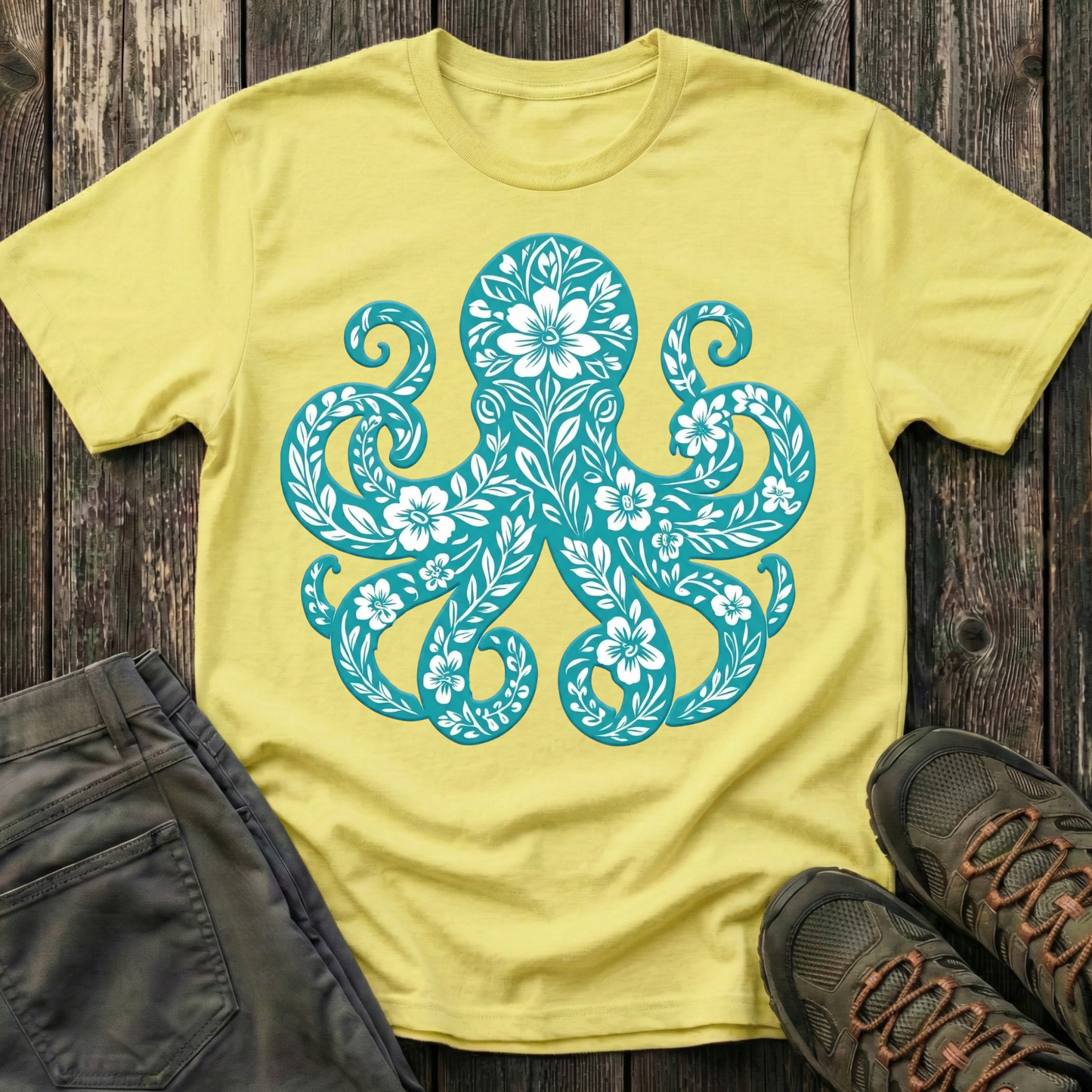 Blooming Octopus T-shirt