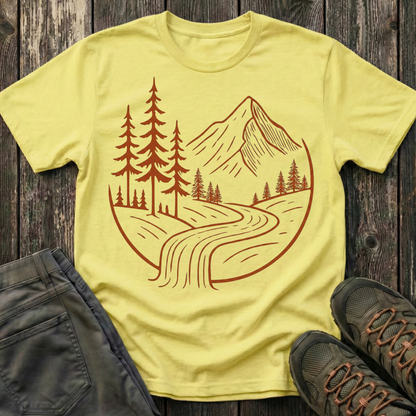 Golden River Valley T-shirt