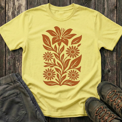 Daylily and Friends Ink Print T-shirt