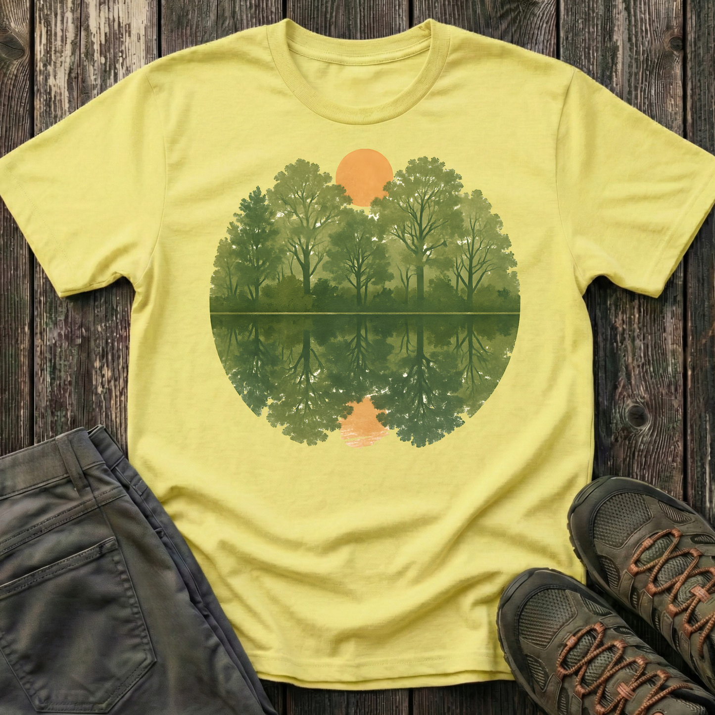 Midday Forest Reflection T-shirt
