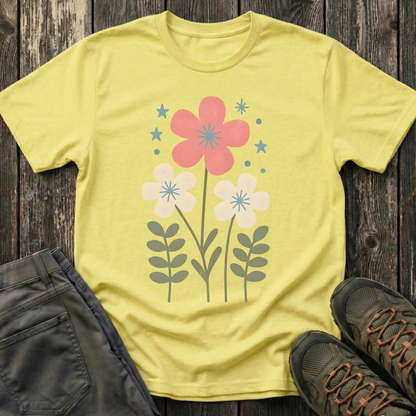 Stars And Flowers T-shirt