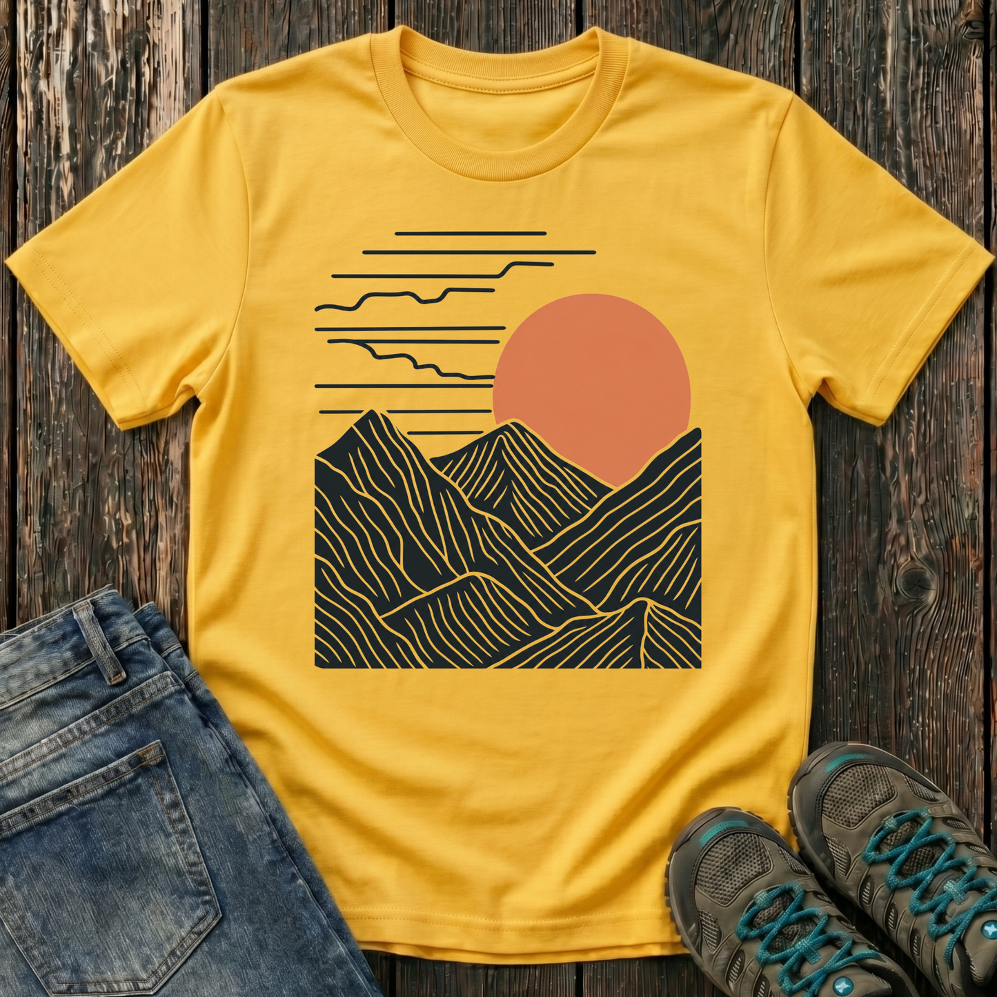 Children’s Mountains at Sunset T-shirt