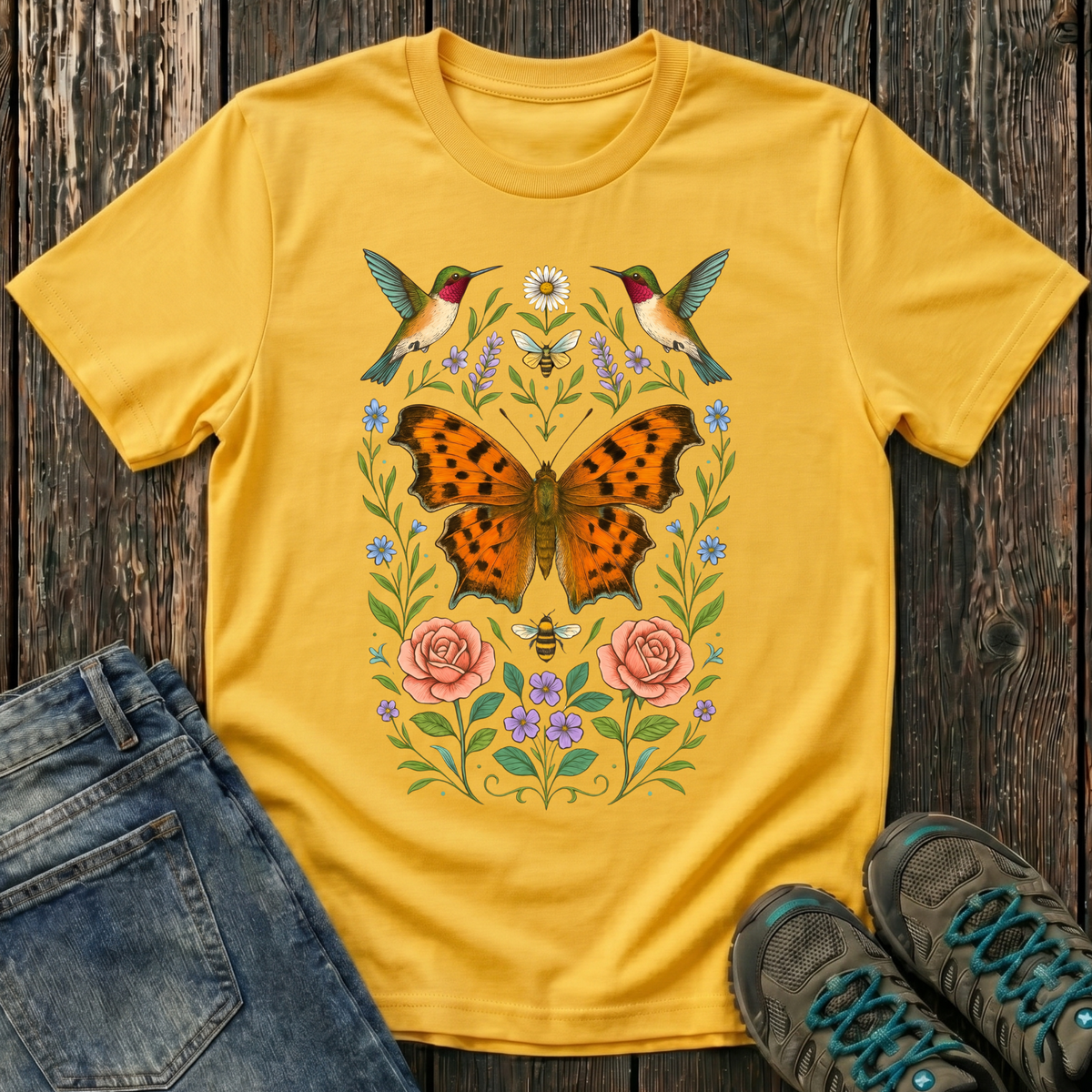 Children's Butterfly And Friends T-shirt
