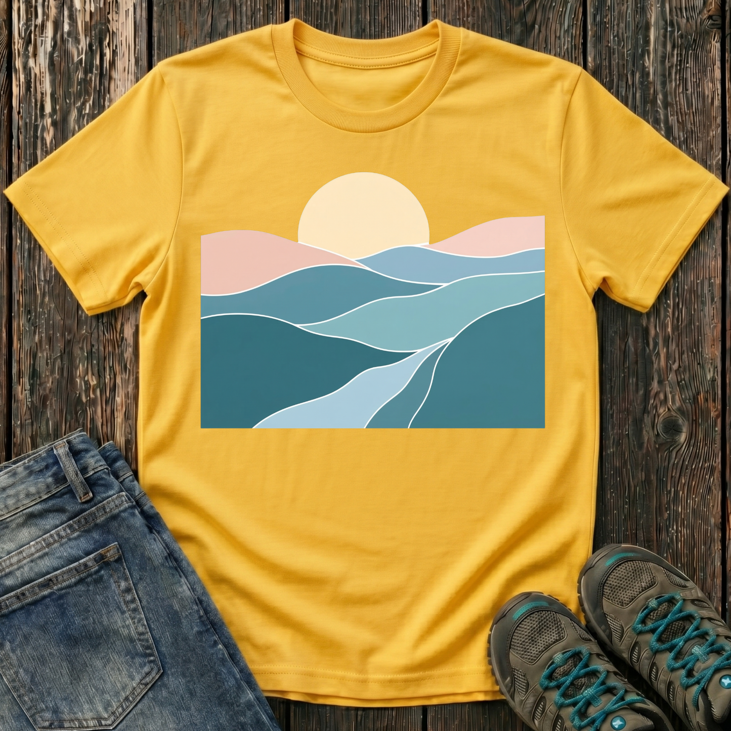 Children’s Sunset Over Rolling Hills T-shirt
