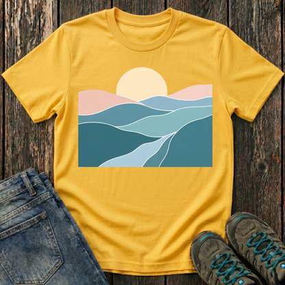 Children’s Sunset Over Rolling Hills T-shirt