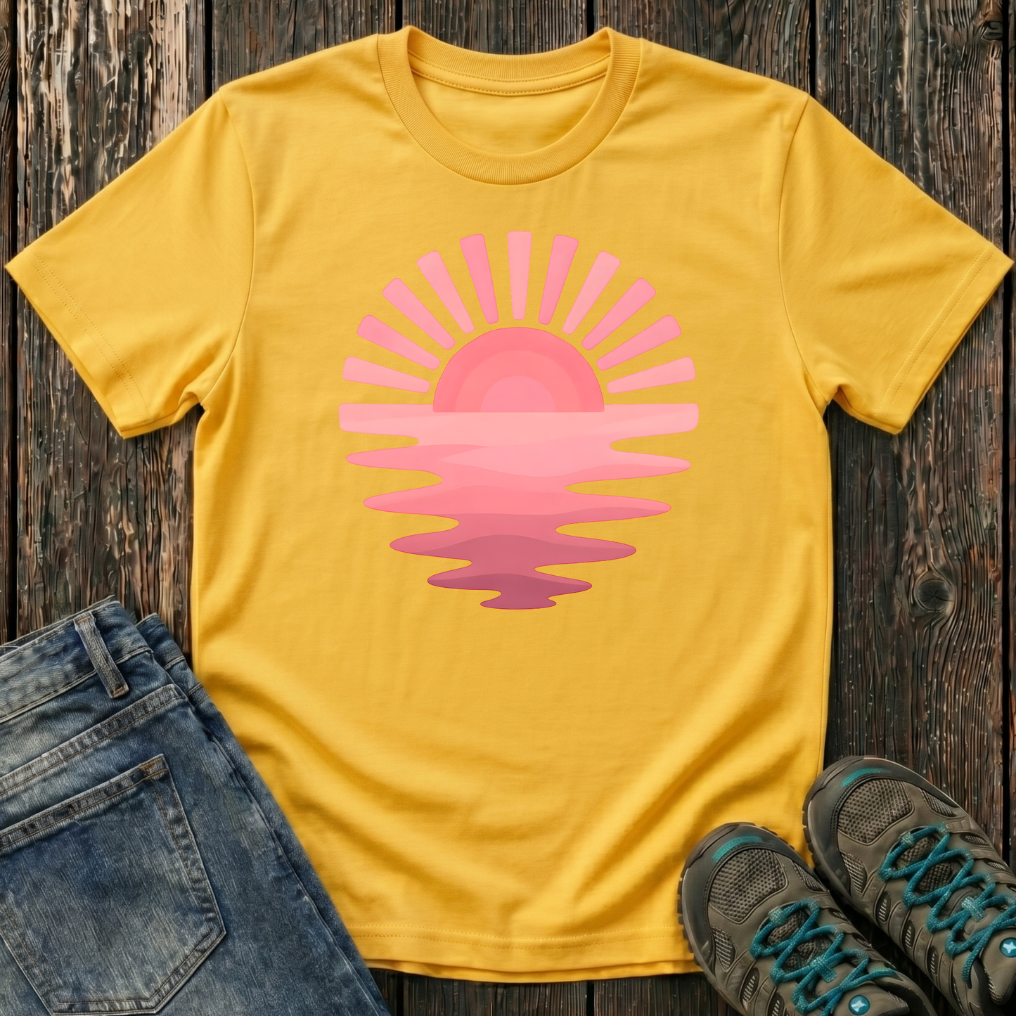 Children’s Melting Pink Sunset T-shirt