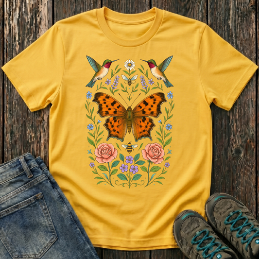 Children's Butterfly And Friends T-shirt