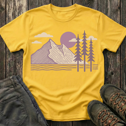 Lavender Mountain Sunset T-shirt