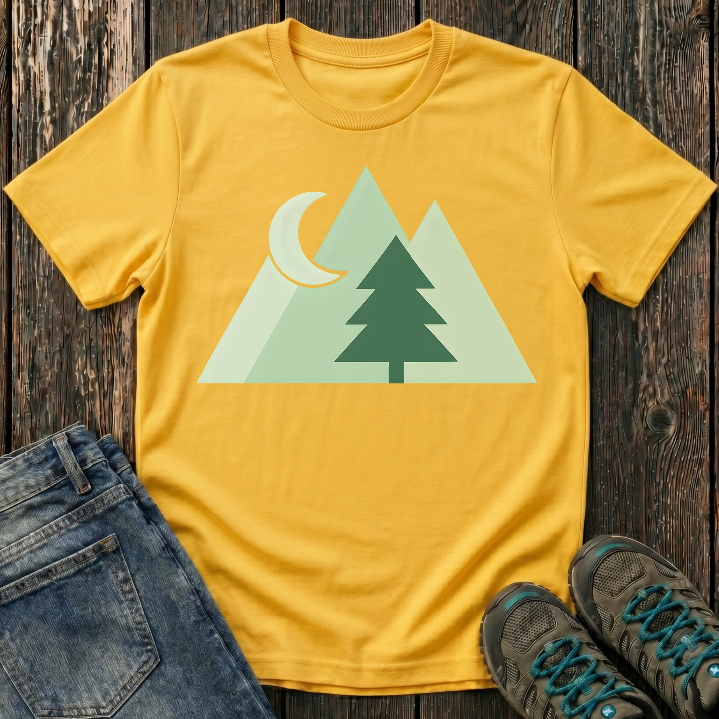 Children's Greenscale Mountains T-shirt