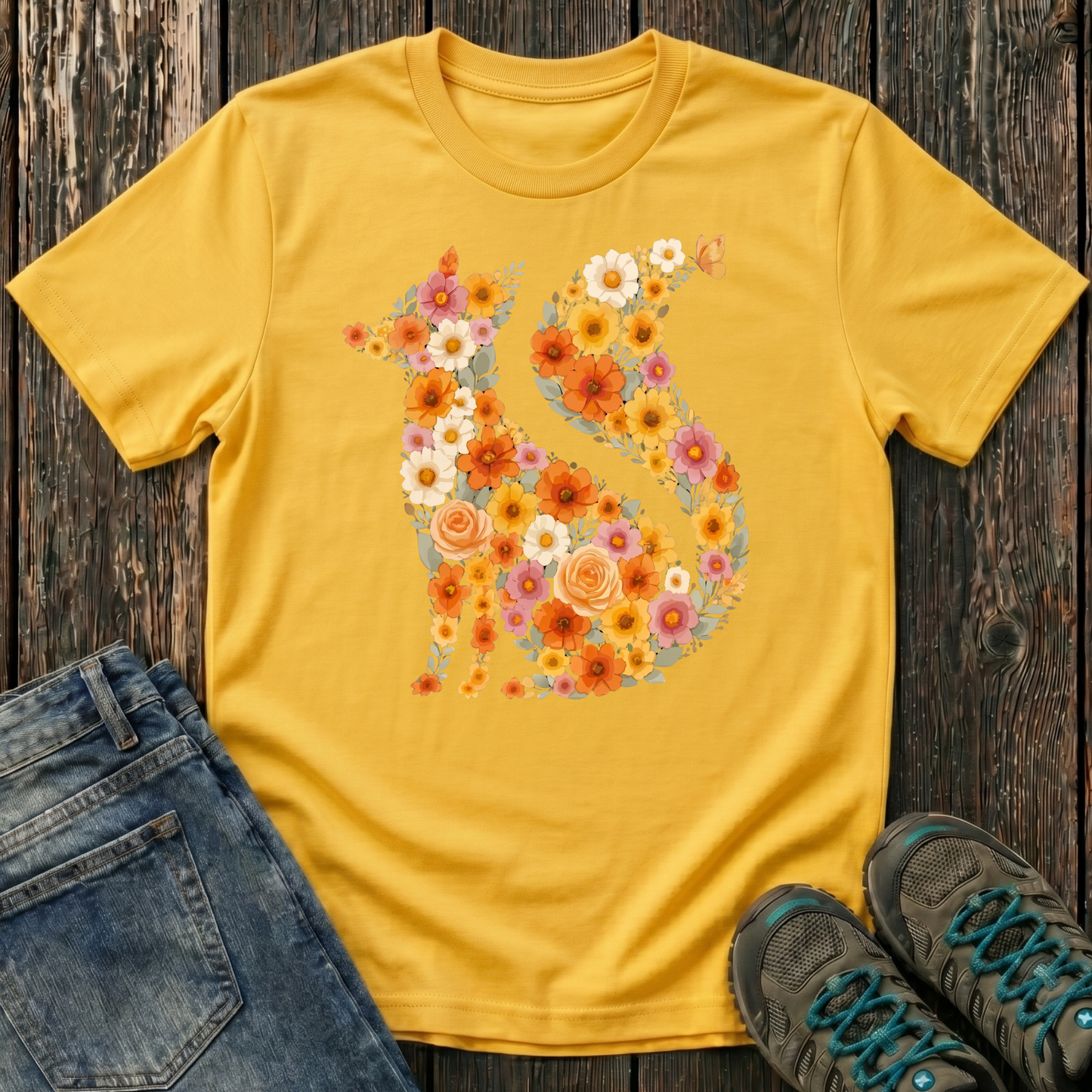 Children's Blooming Fox T-shirt