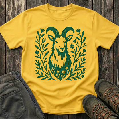 Mountain Goat Portrait T-shirt