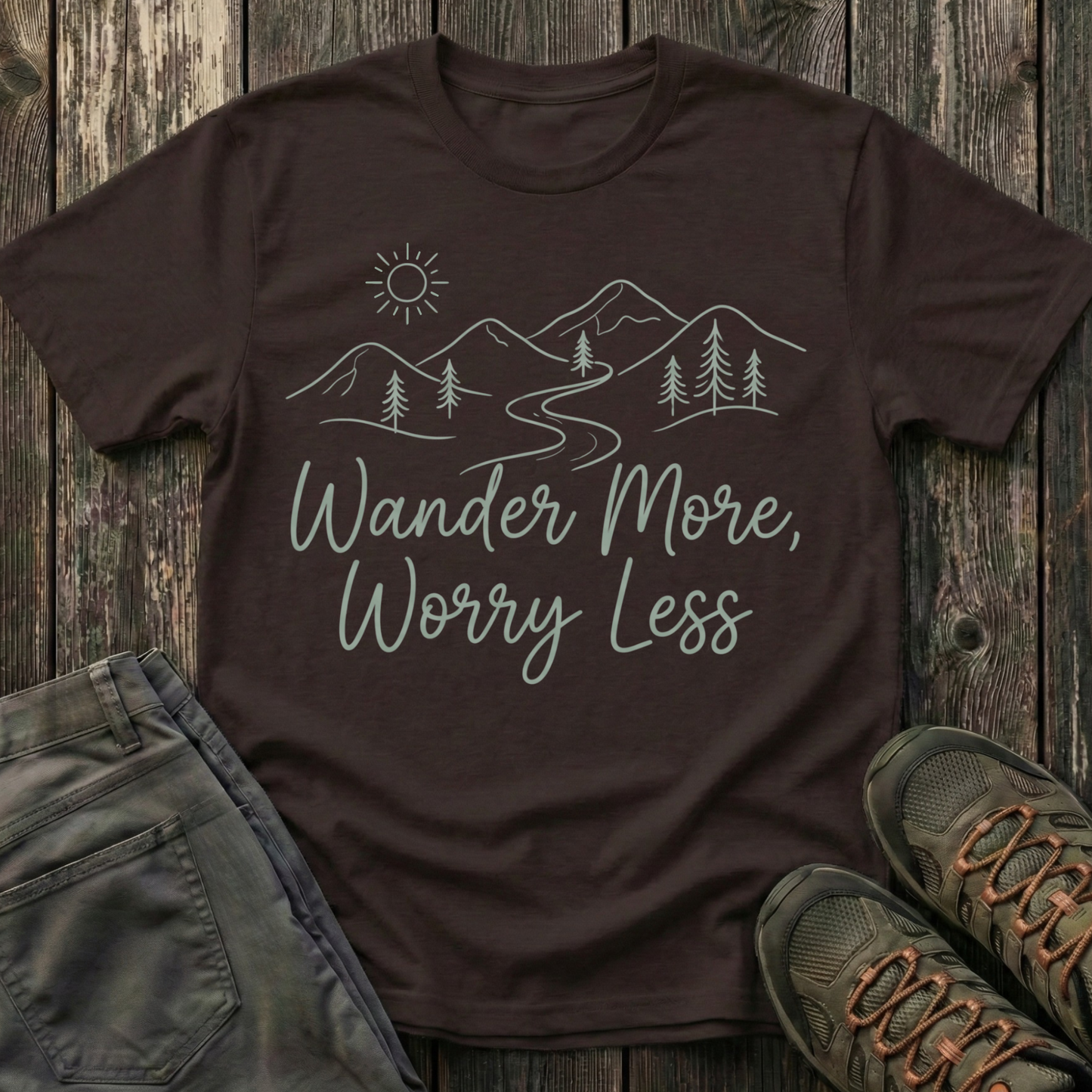 Wander More Worry Less T-shirt