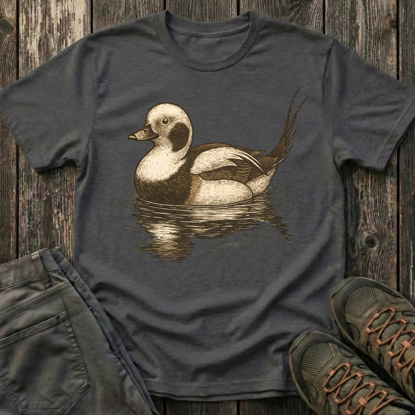 Duck Serenely Swimming T-shirt