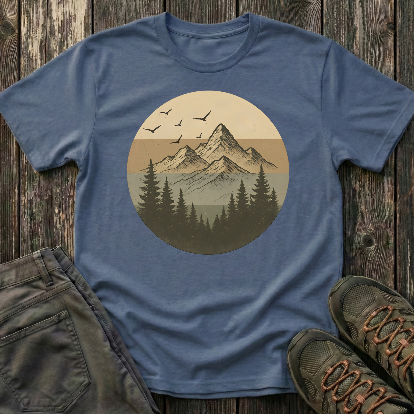 Earth Tones Landscape T-shirt