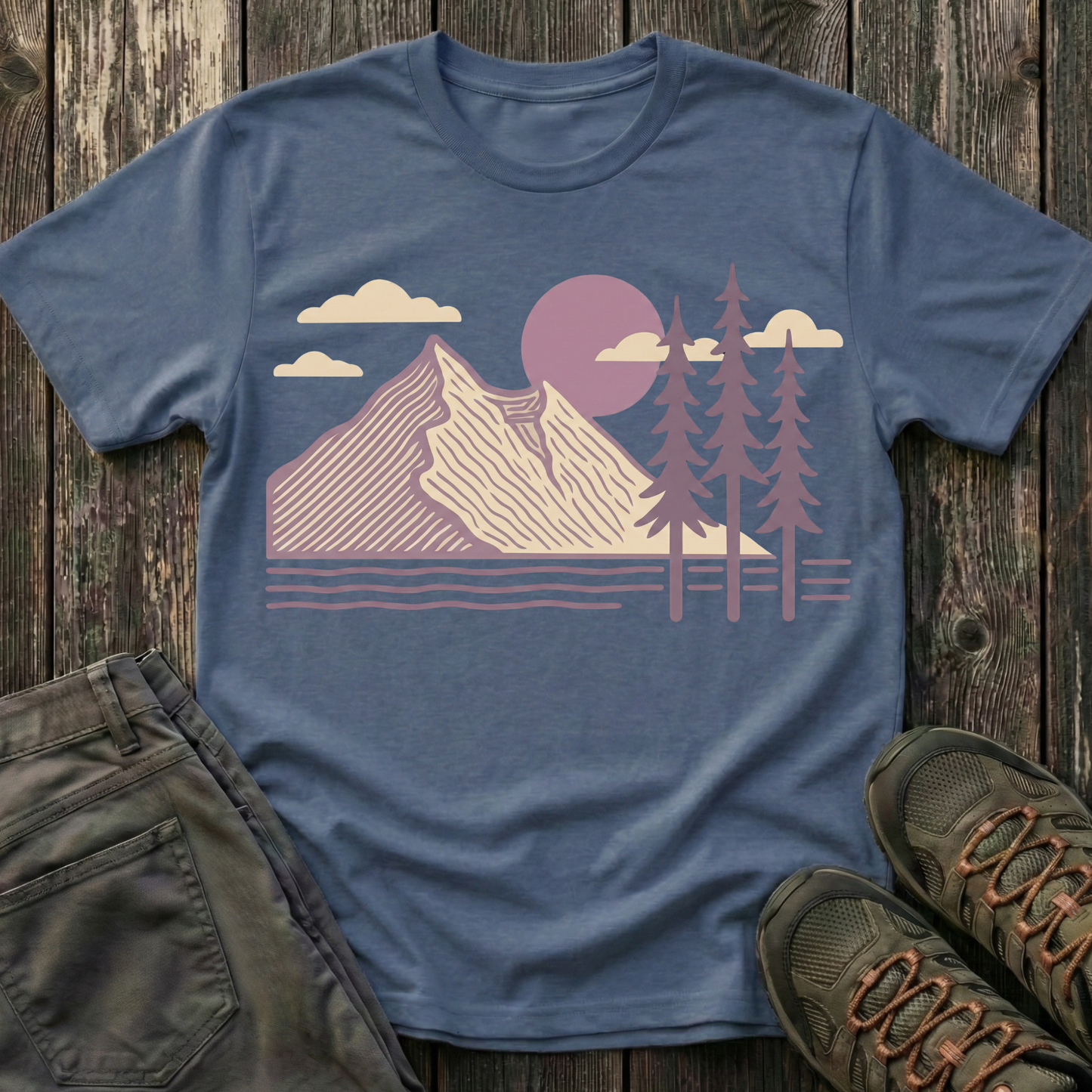 Lavender Mountain Sunset T-shirt