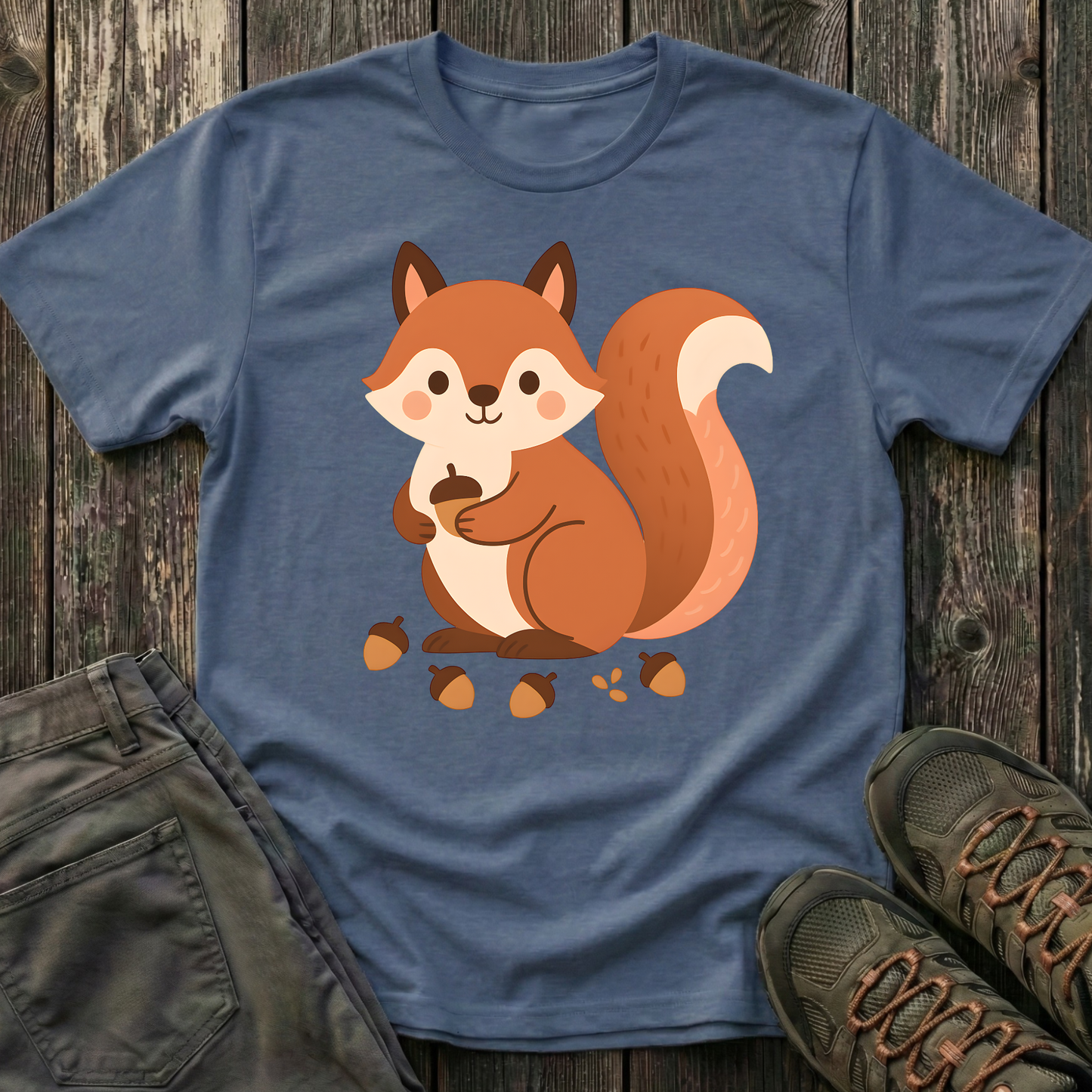 Happy Little Squirrel T-shirt