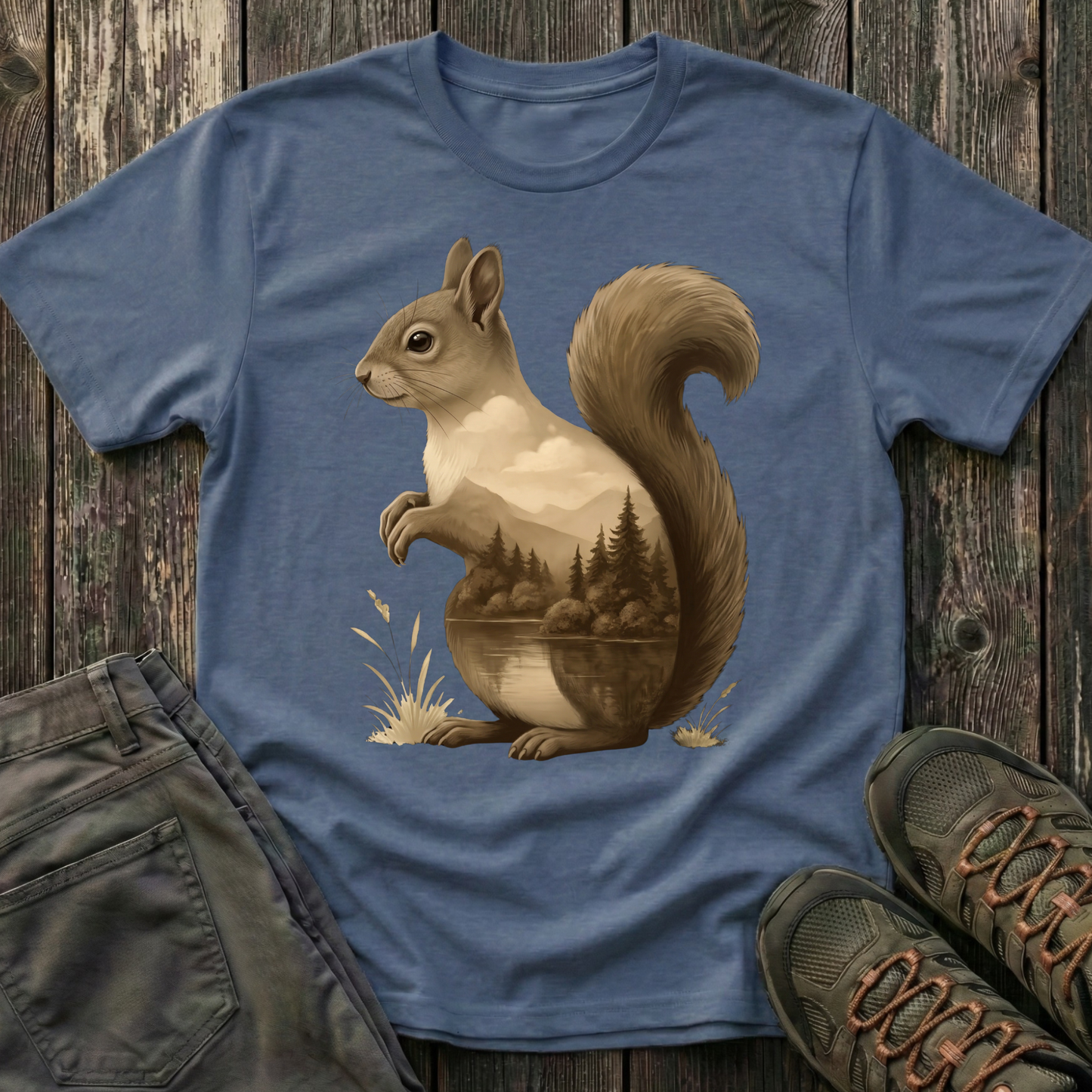Squirrel Inner Landscape T-shirt