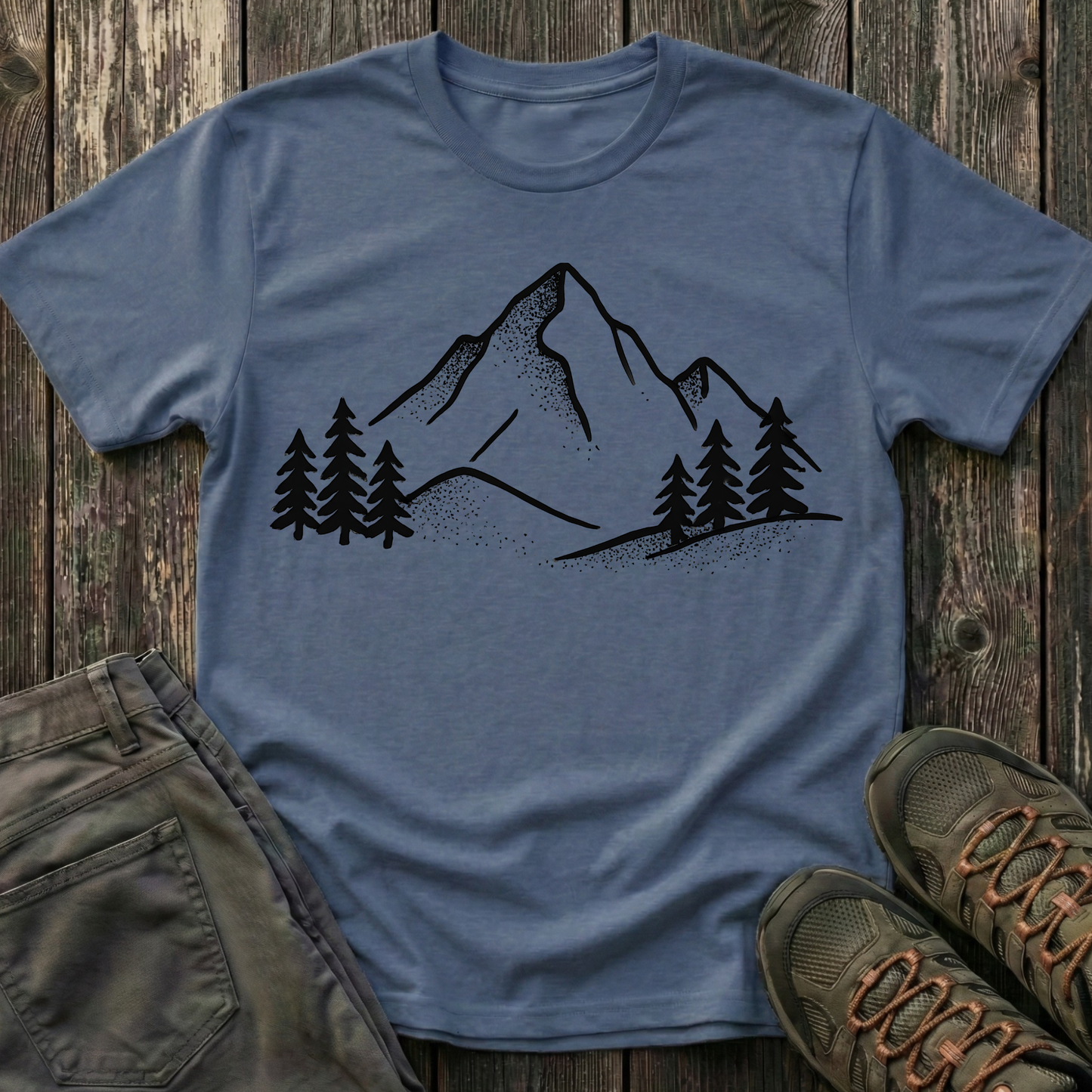 Minimalist Mountain Range T-shirt