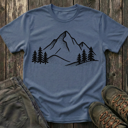 Minimalist Mountain Range T-shirt