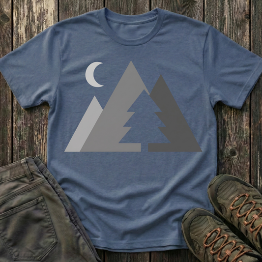 Greyscale Mountains T-shirt