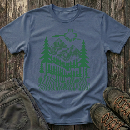 Geometric Pines T-shirt