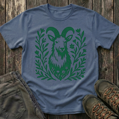 Mountain Goat Portrait T-shirt