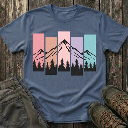 Mountain Peak Pastel T-shirt