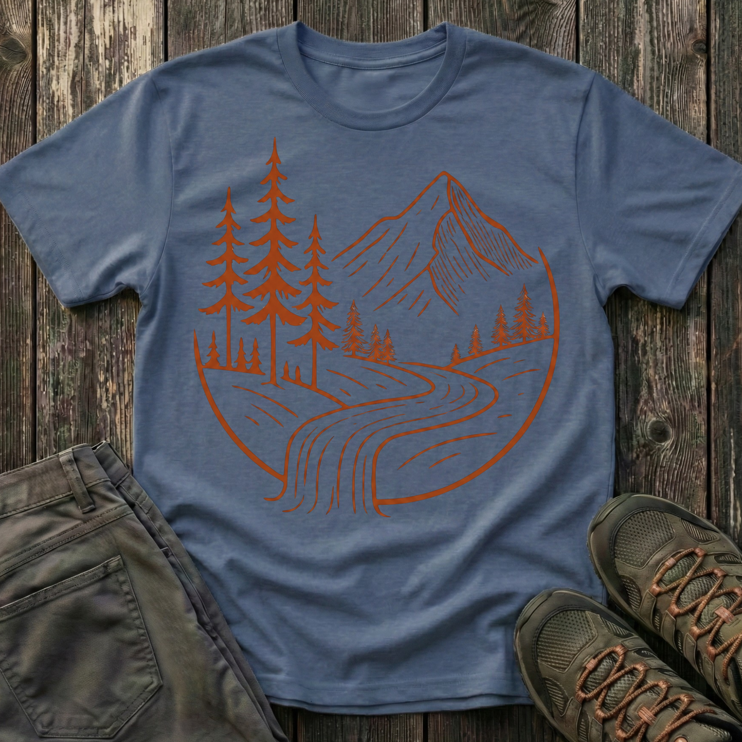 Golden River Valley T-shirt
