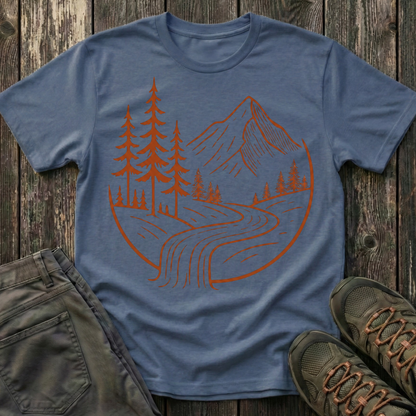 Golden River Valley T-shirt