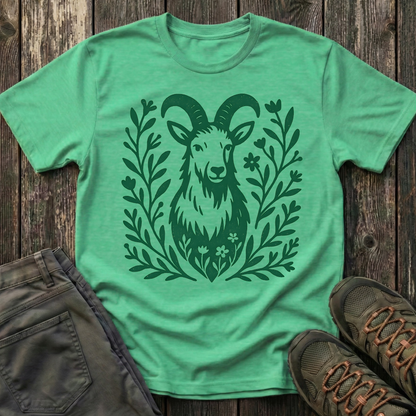 Mountain Goat Portrait T-shirt