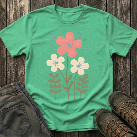 Stars And Flowers T-shirt