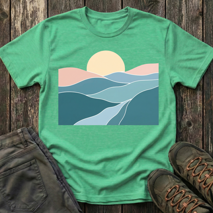 Sunset Over Rolling Hills T-shirt