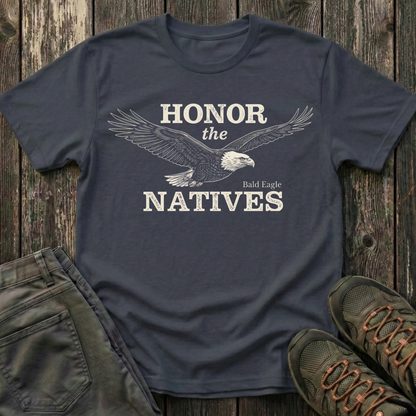 Honor The Natives Bald Eagle T-shirt