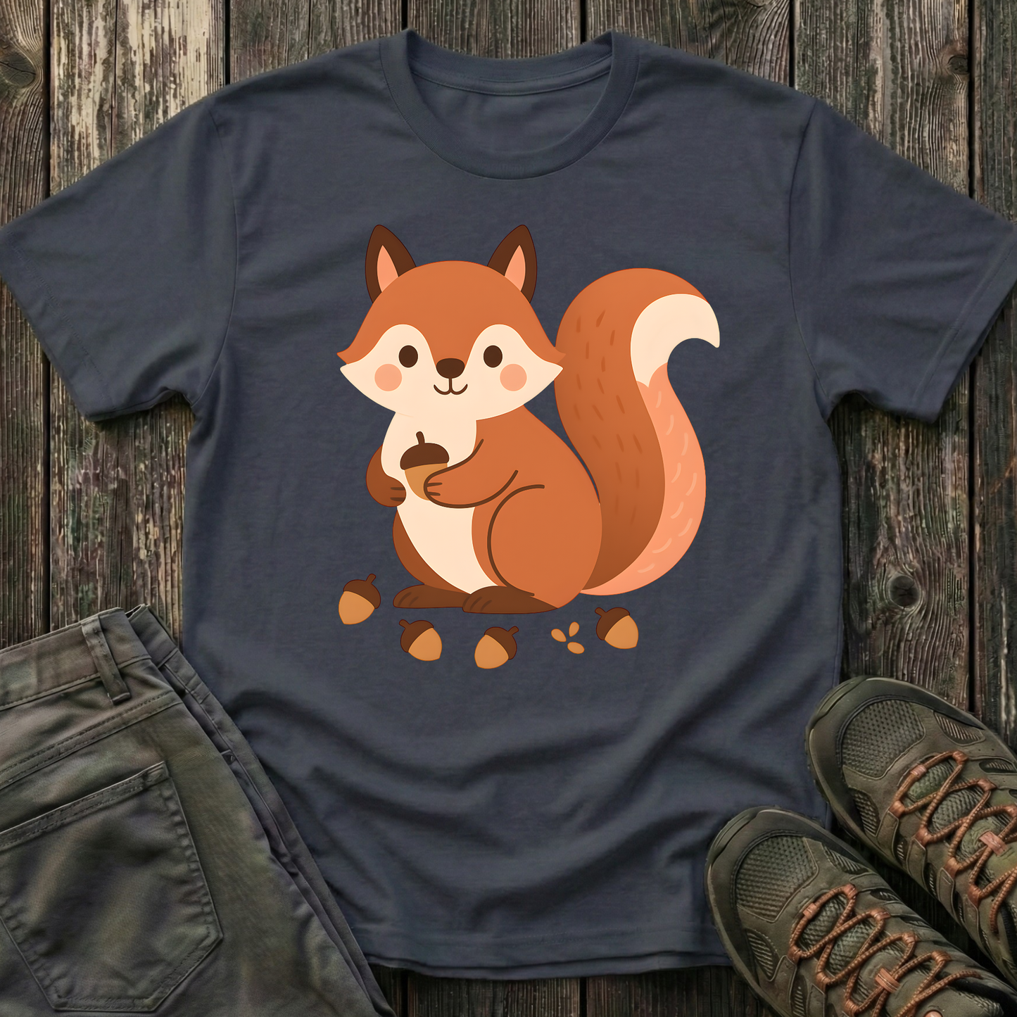 Happy Little Squirrel T-shirt