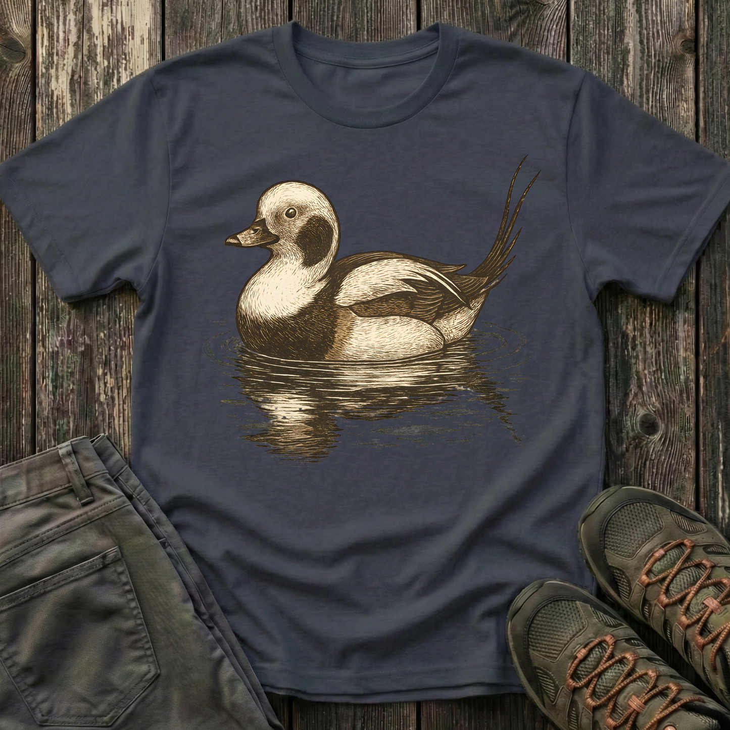 Duck Serenely Swimming T-shirt