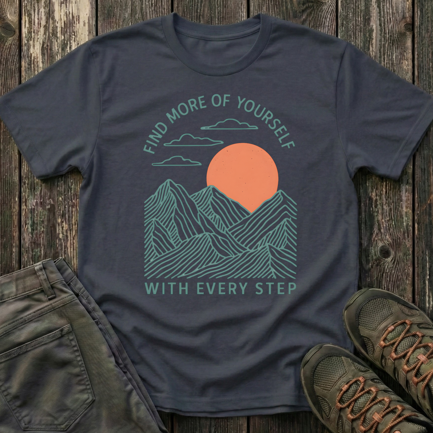 Find Yourself With Every Step T-shirt