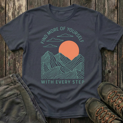Find Yourself With Every Step T-shirt