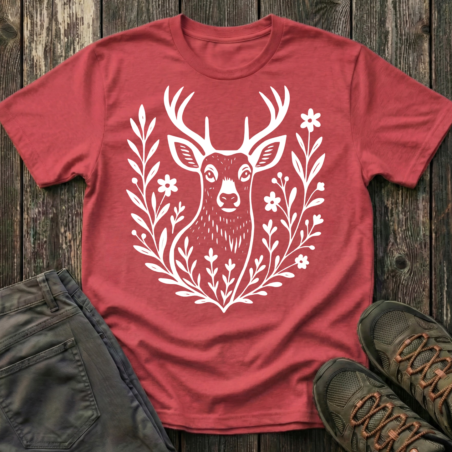 Deer Portrait T-shirt