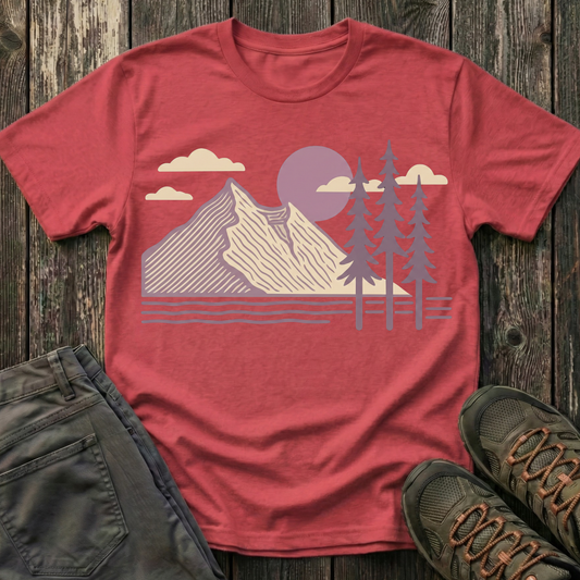 Lavender Mountain Sunset T-shirt