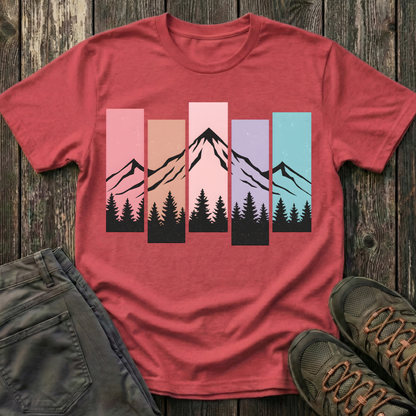 Mountain Peak Pastel T-shirt