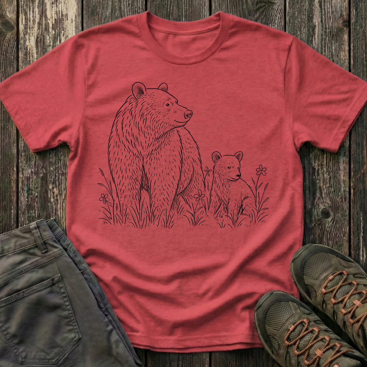 Mama and Cub Playtime T-shirt