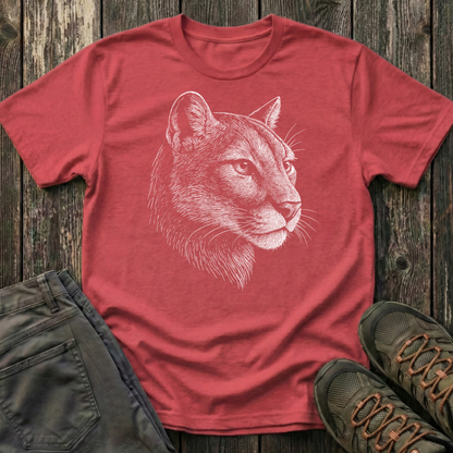 Mountain Lion Portrait T-shirt