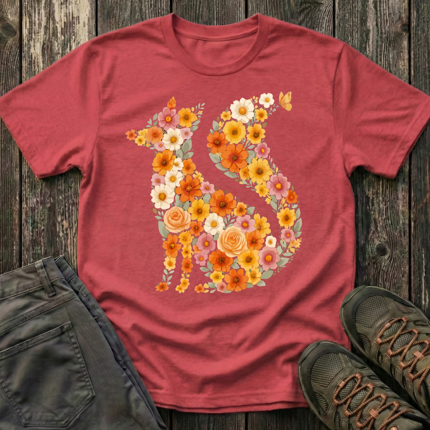 Blooming Fox T-shirt