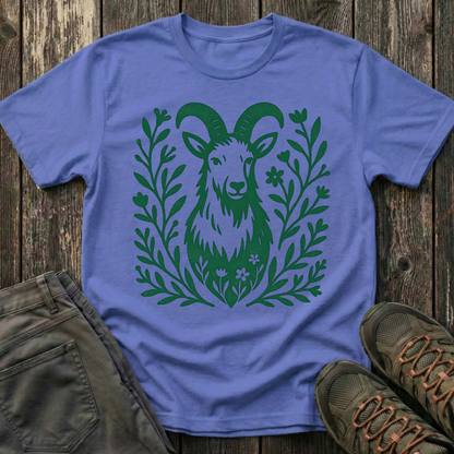 Mountain Goat Portrait T-shirt