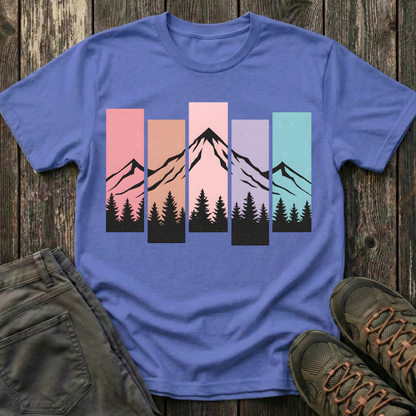 Mountain Peak Pastel T-shirt